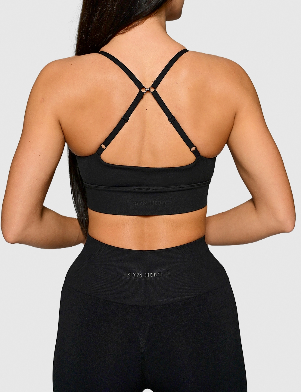 Stanik Sportowy Allure Fit Czarny - Gymhero