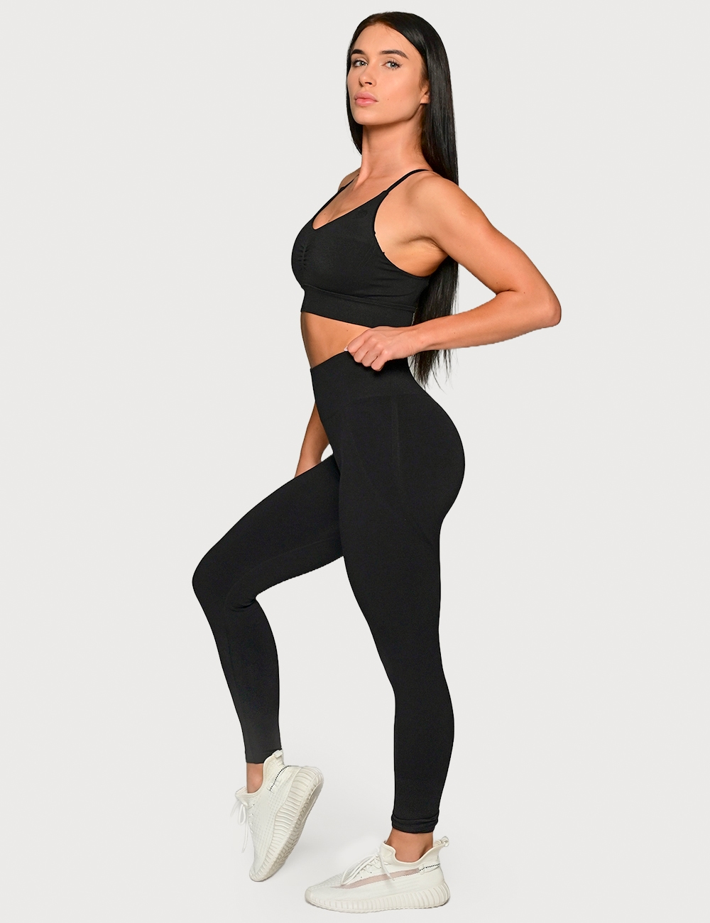 Stanik Sportowy Allure Fit Czarny - Gymhero