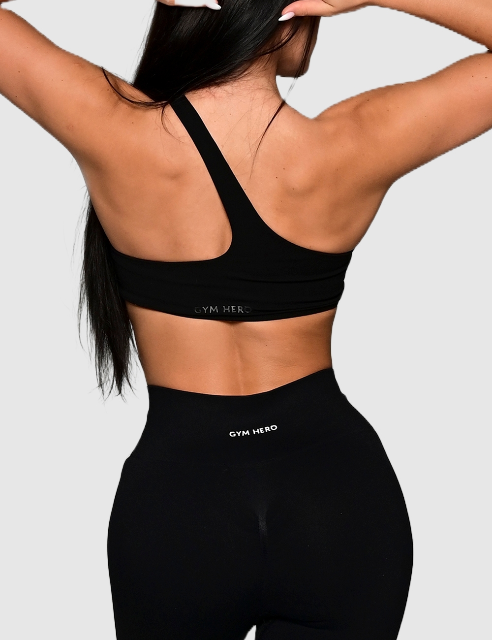 Stanik Sportowy Seductive Fit Czarny  - Gymhero