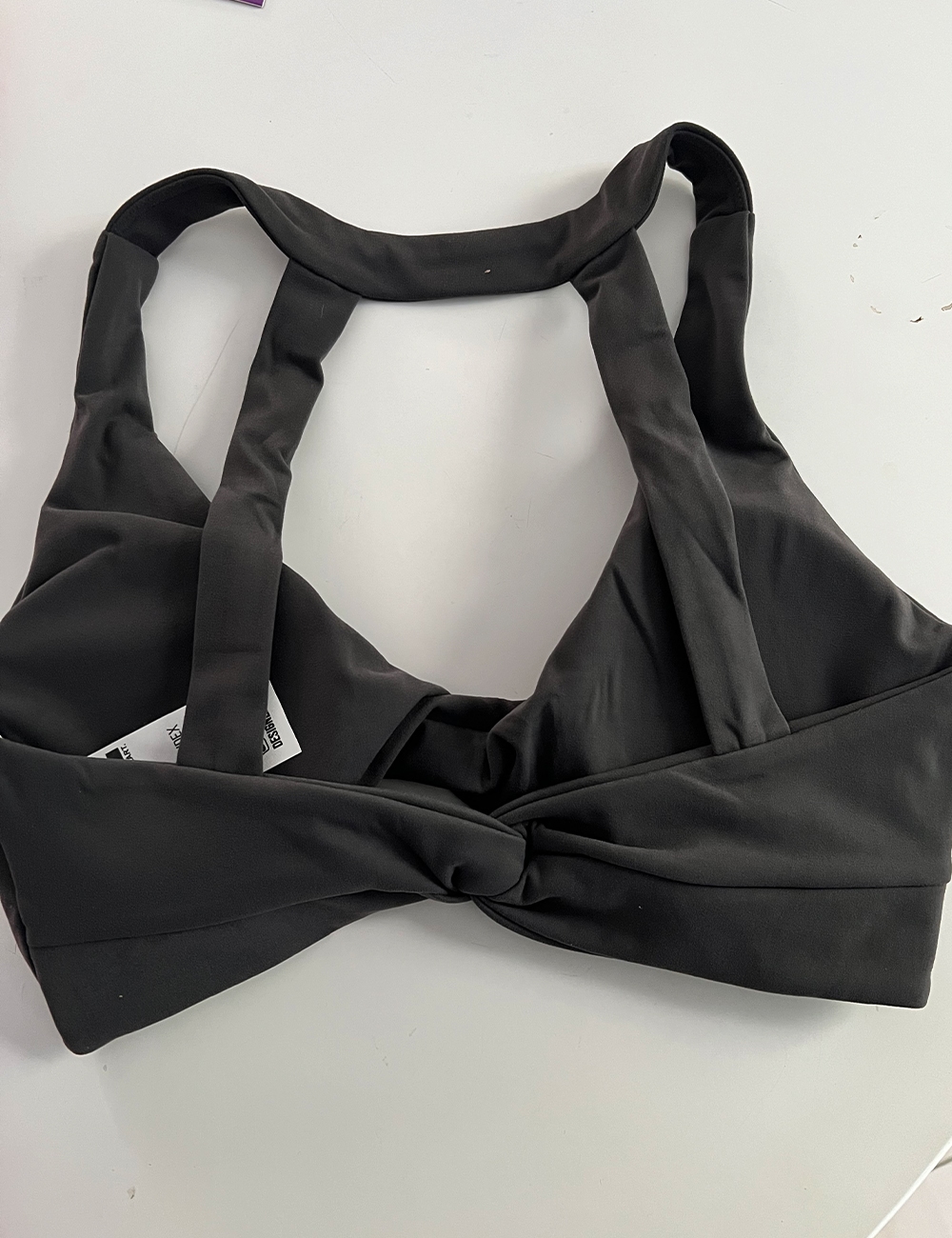 Stanik Sportowy Summer Twist Szary - Gymhero