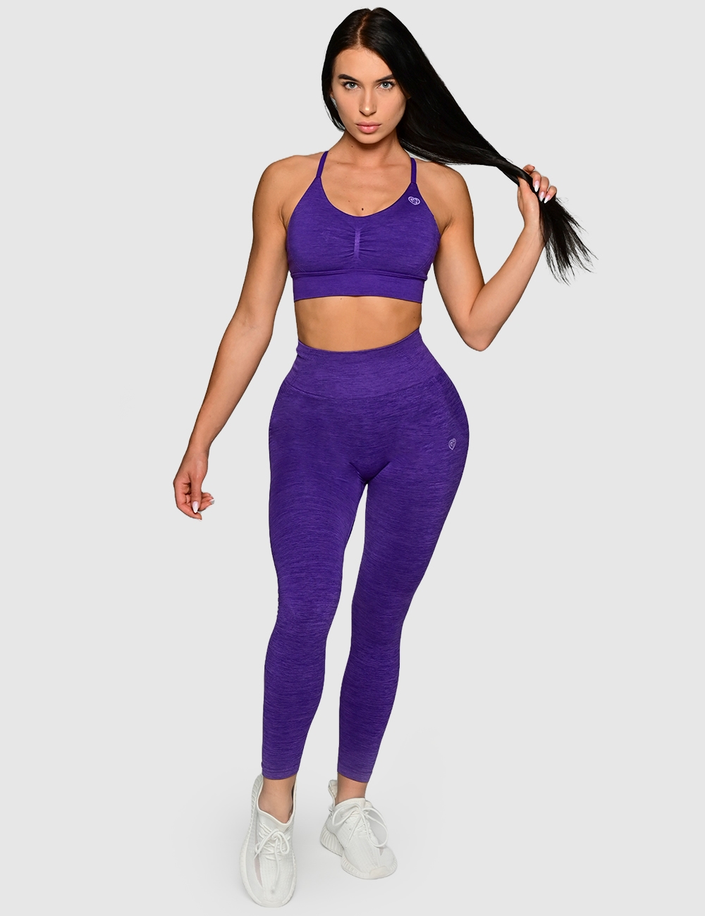 Stanik Sportowy Allure Fit Fioletowy - Gymhero