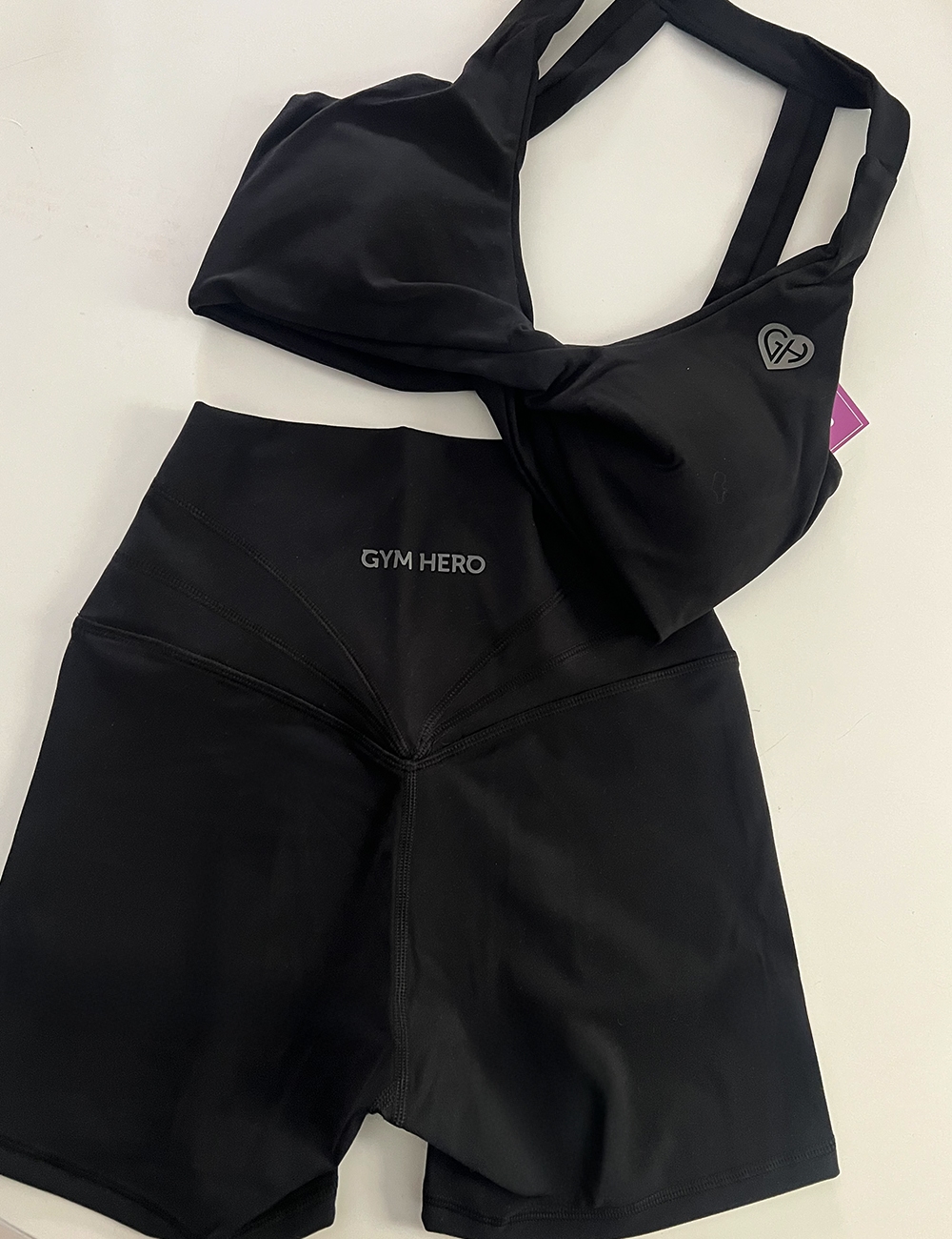 Szorty Sportowe Summer Twist Czarne - Gymhero