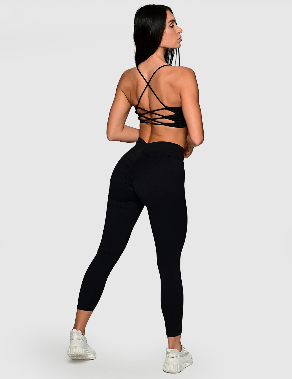 Stanik sportowy CHARM FIT czarny - Gymhero