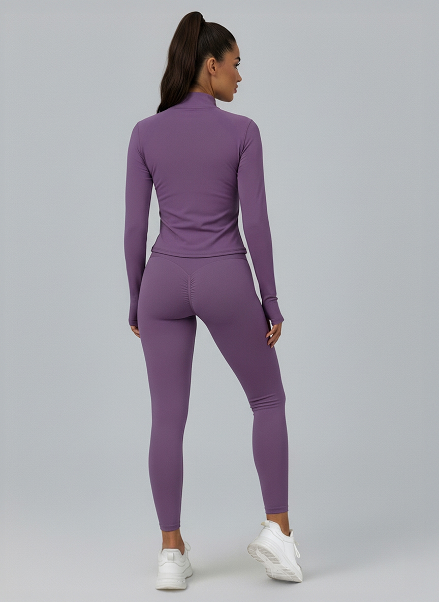 Long Sleeve Flex Flow Heather - Gymhero