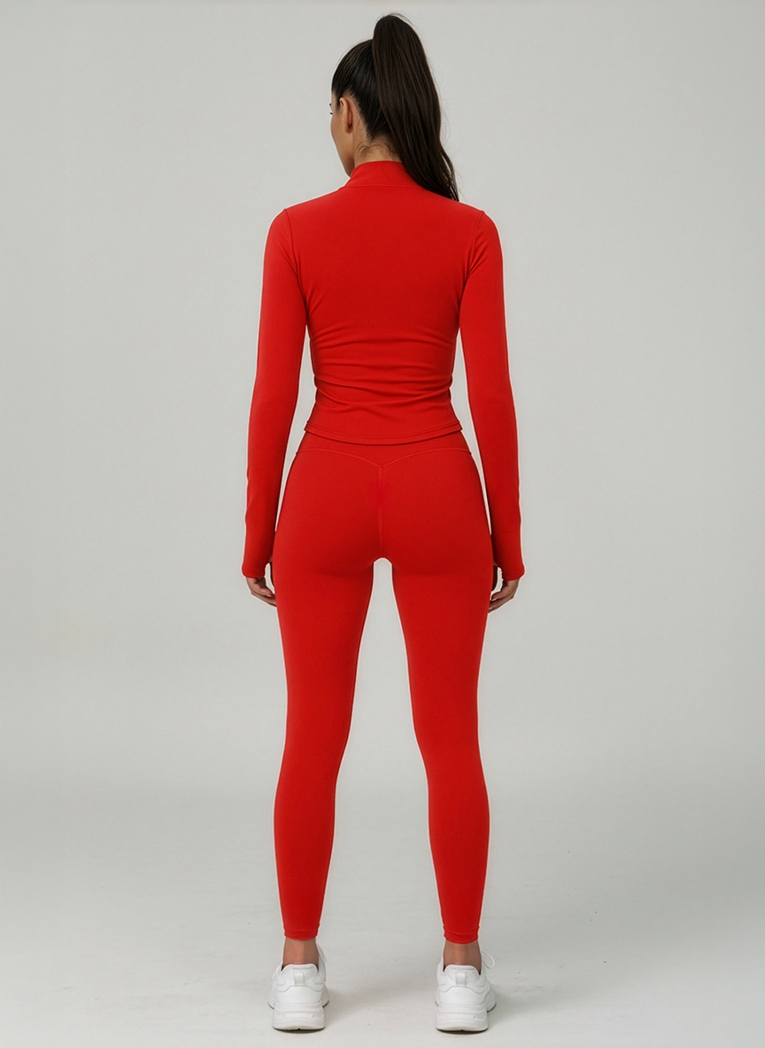 Zestaw Sportowy Flex Flow Czerwony - Gymhero