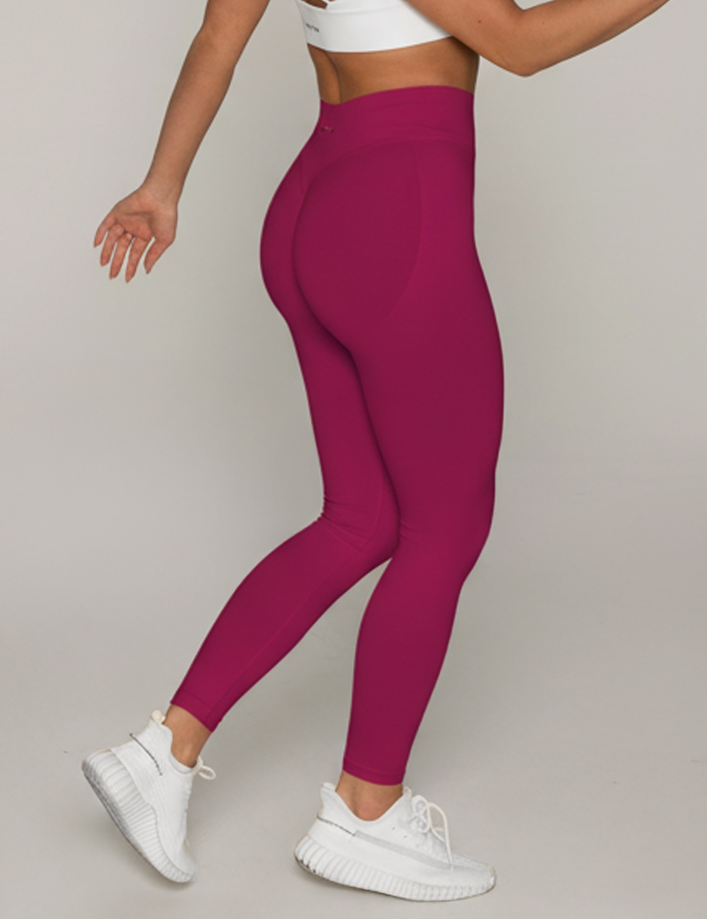 Legginsy bezszwowe Scrunch 2.0 Berry - Gymhero