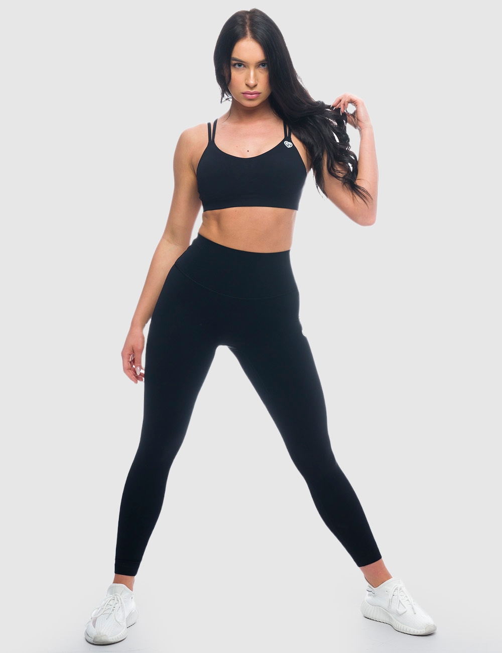 Stanik Sportowy Gym Delight Czarny - Gymhero