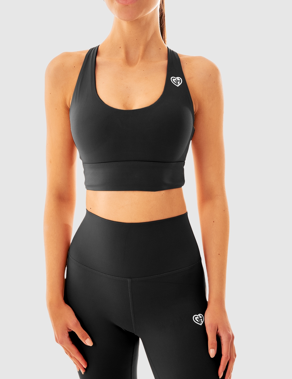 Legginsy Sportowe Classic Style Black - Gymhero