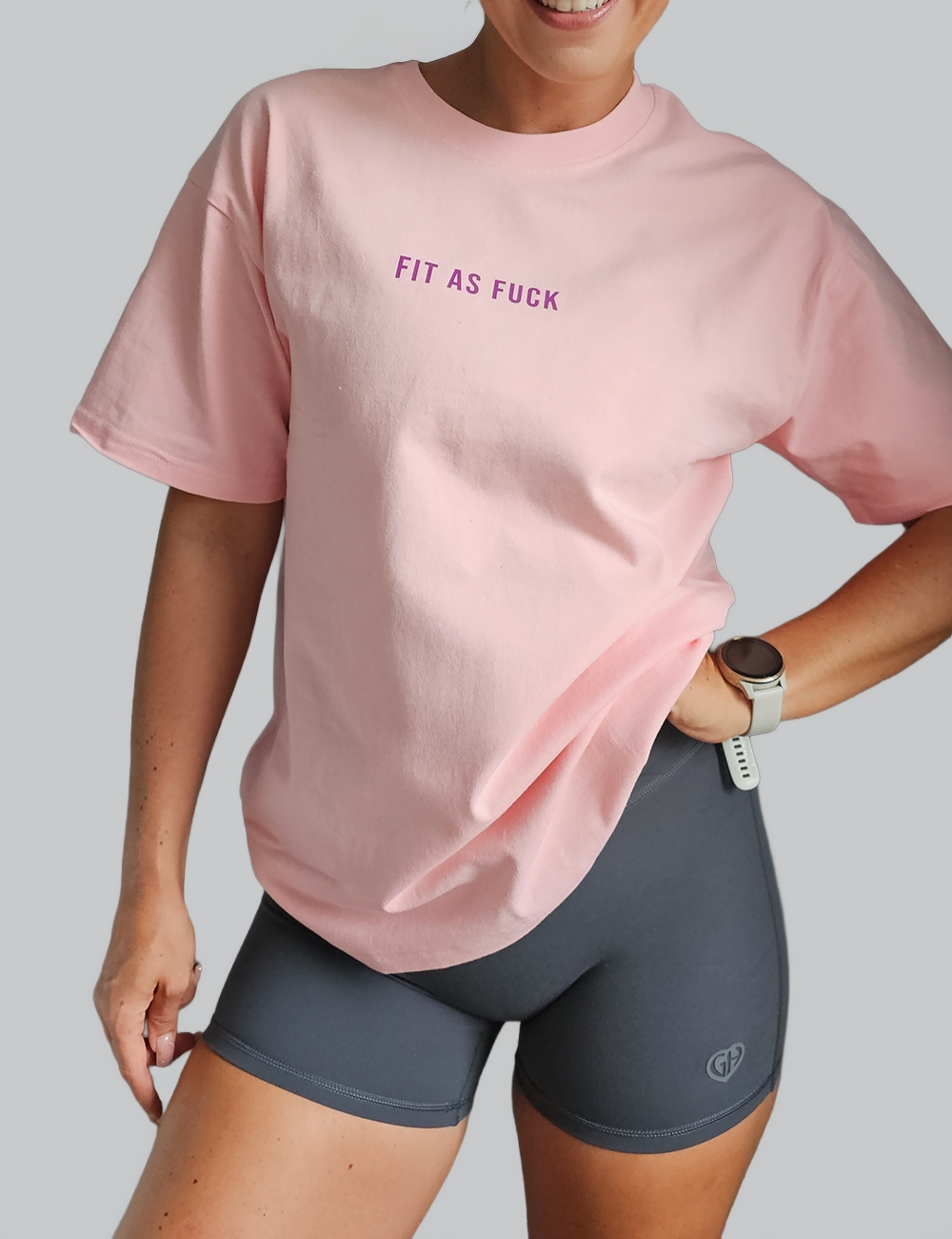 T-Shirt T-Shirt Gym Hero „FIT AS F*CK” - Gymhero
