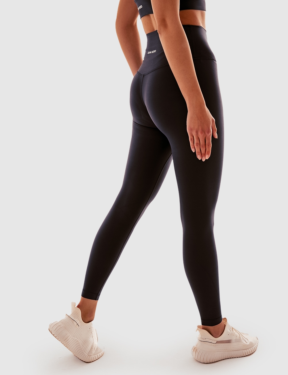 Legginsy Sportowe z kieszonką Granatowe - Gymhero