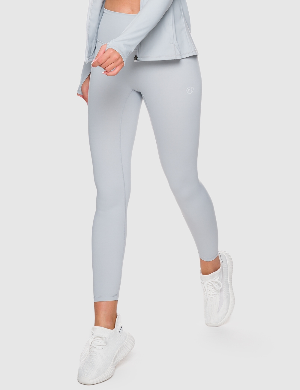 Legginsy Sportowe GHxQCZAJ Szare - Gymhero