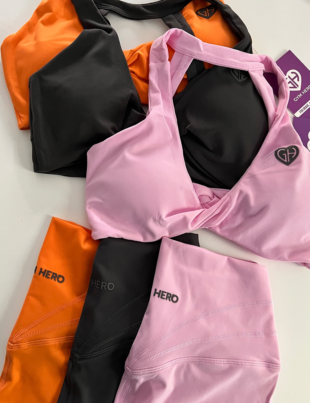 Stanik Sportowy Summer Twist Szary - Gymhero