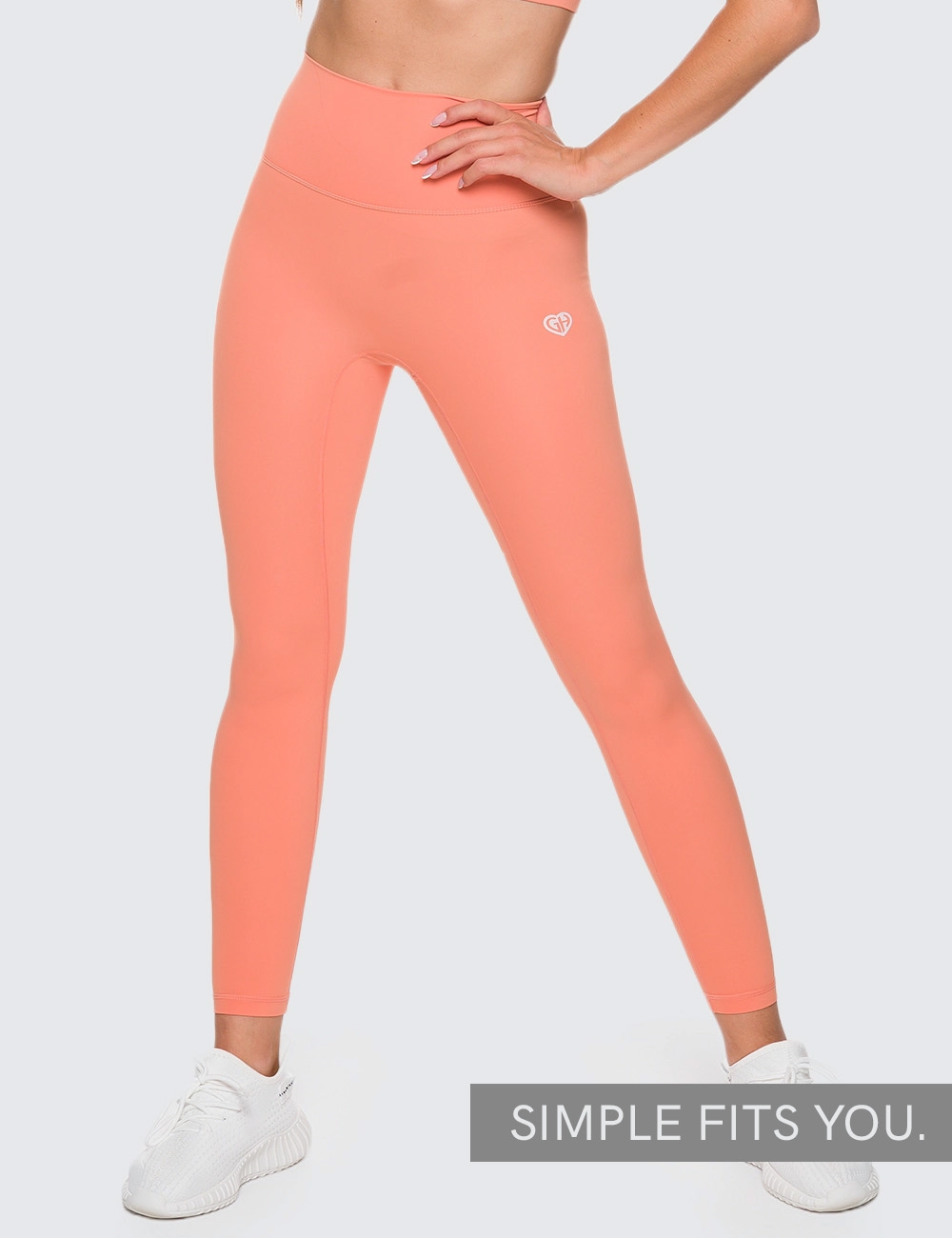 Legginsy Sportowe GHxQCZAJ Pomarańczowe - Gymhero