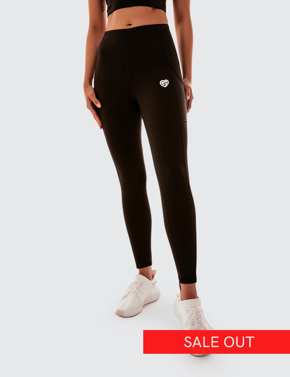 Legginsy Pocket z kieszonkami Czarne - Gymhero