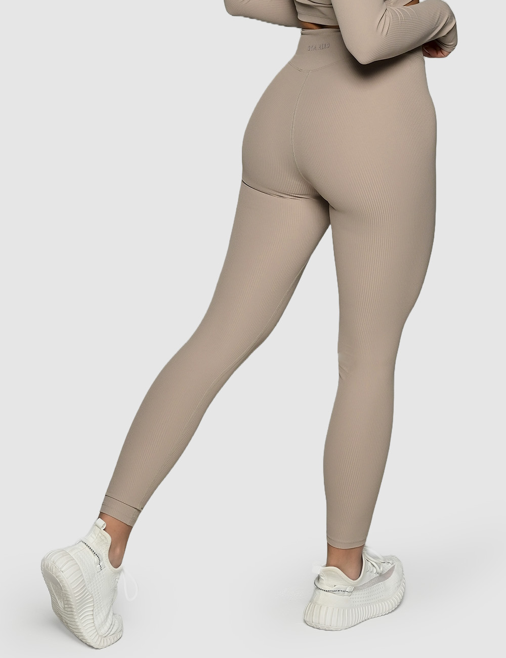 Legginsy sportowe Spunky Fit Beżowe  - Gymhero