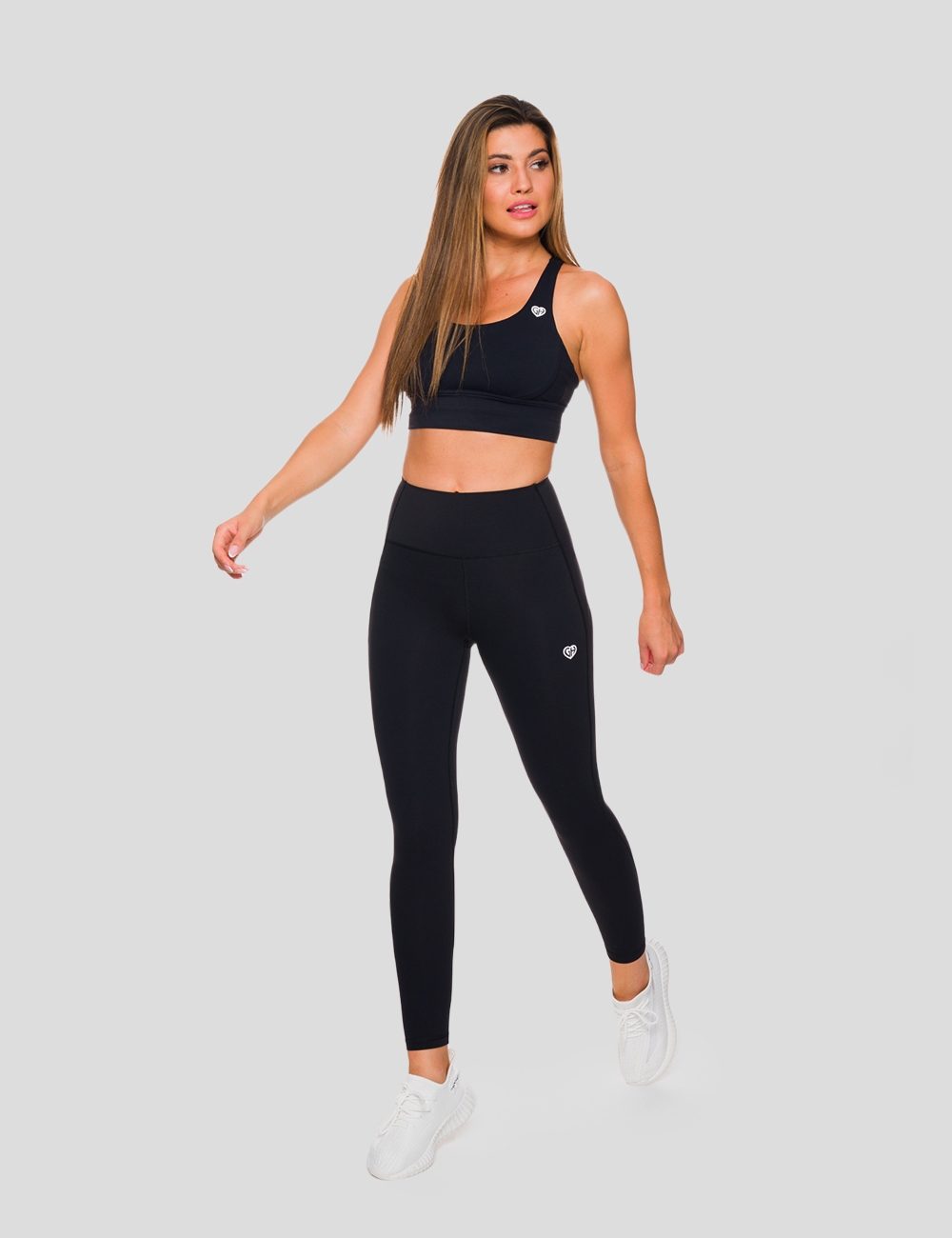 Stanik Sportowy ShapeIt Czarny - Gymhero