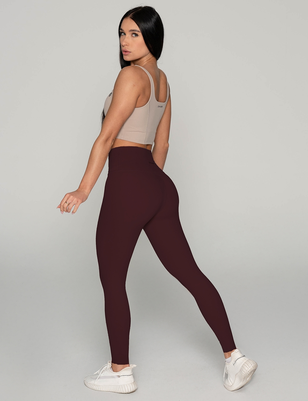 Legginsy Sportowe Freedom Czekoladowe - Gymhero