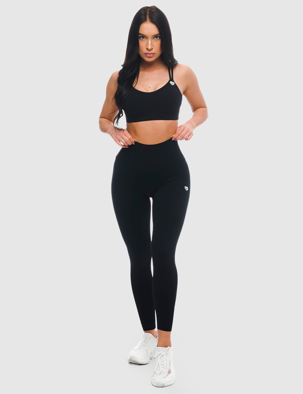 Stanik Sportowy Gym Delight Czarny - Gymhero