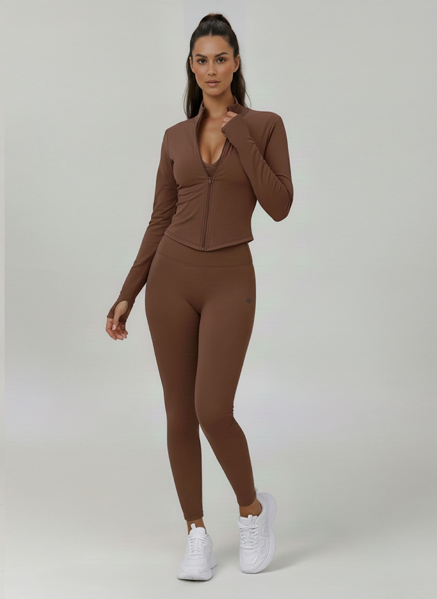 Zestaw Sportowy Flex Flow Mocha - Gymhero