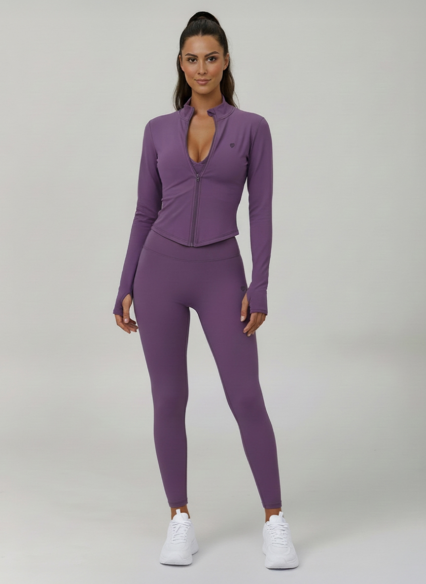 Long Sleeve Flex Flow Heather - Gymhero