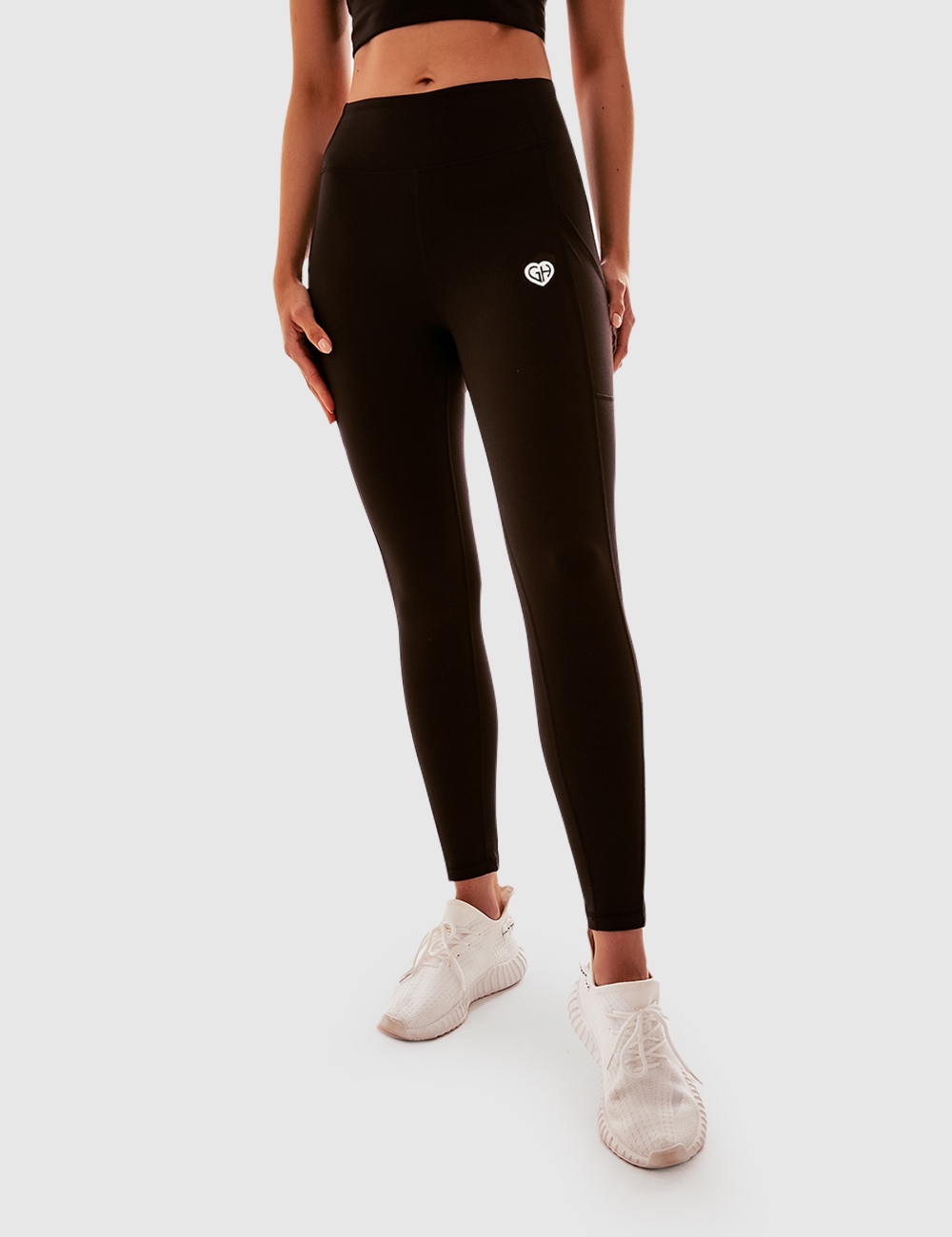Legginsy Pocket z kieszonkami Czarne - Gymhero