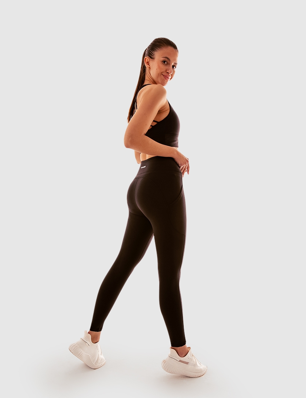Legginsy Pocket z kieszonkami Czarne - Gymhero