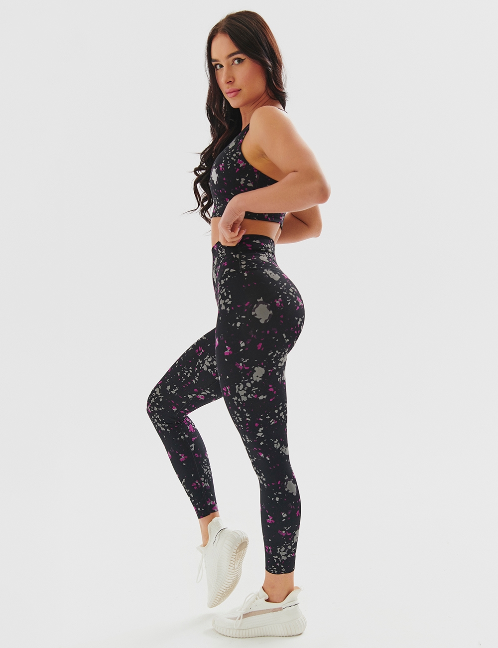Legginsy sportowe Tribe czarne - Gymhero