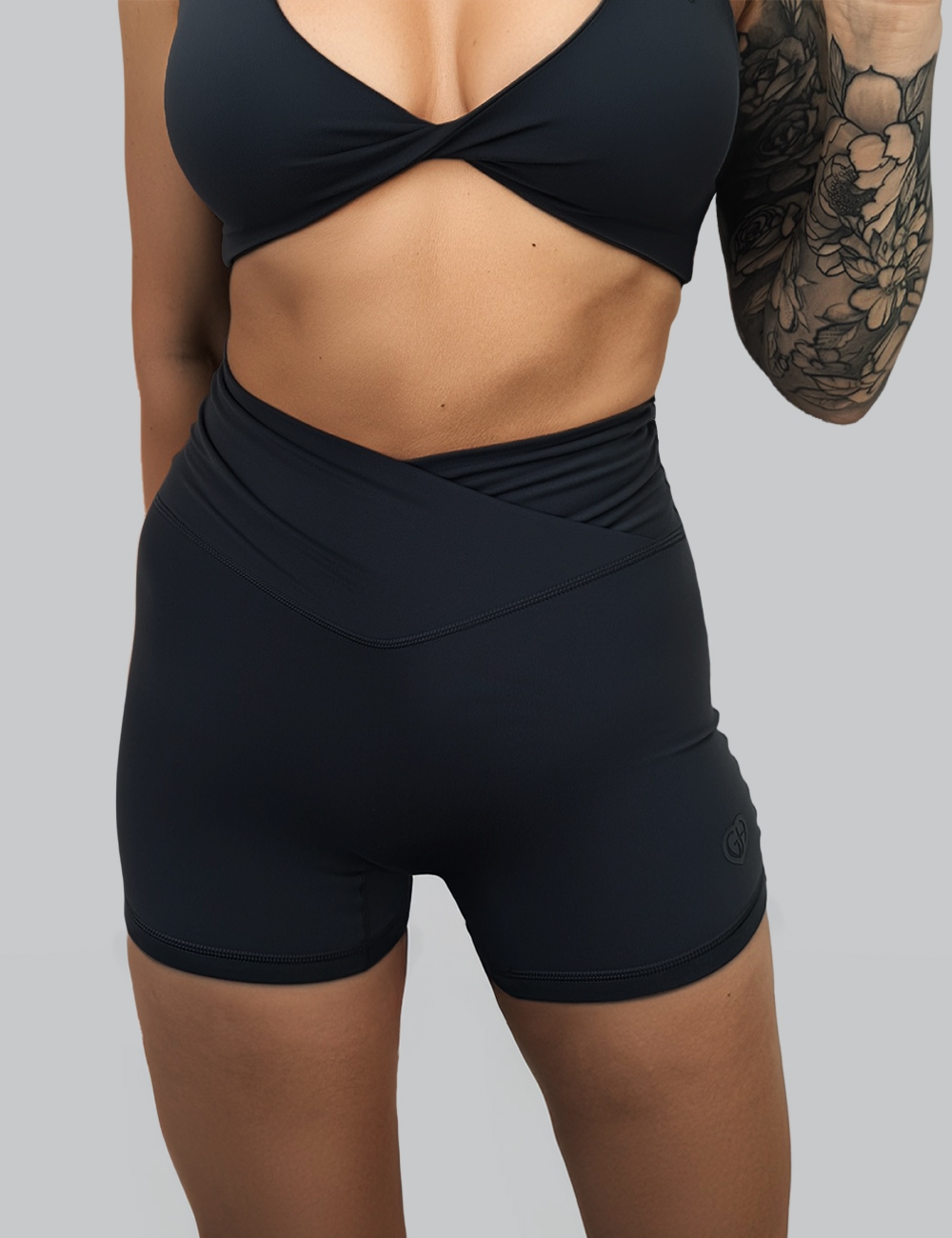 Szorty Sportowe Summer Twist Czarne - Gymhero