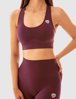 Stanik Sportowy Balance Burgund