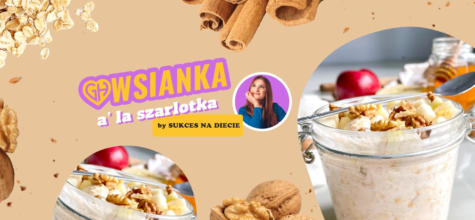 Przepis na  Owsiankę a’la Szarlotka by SUKCES NA DIECIE