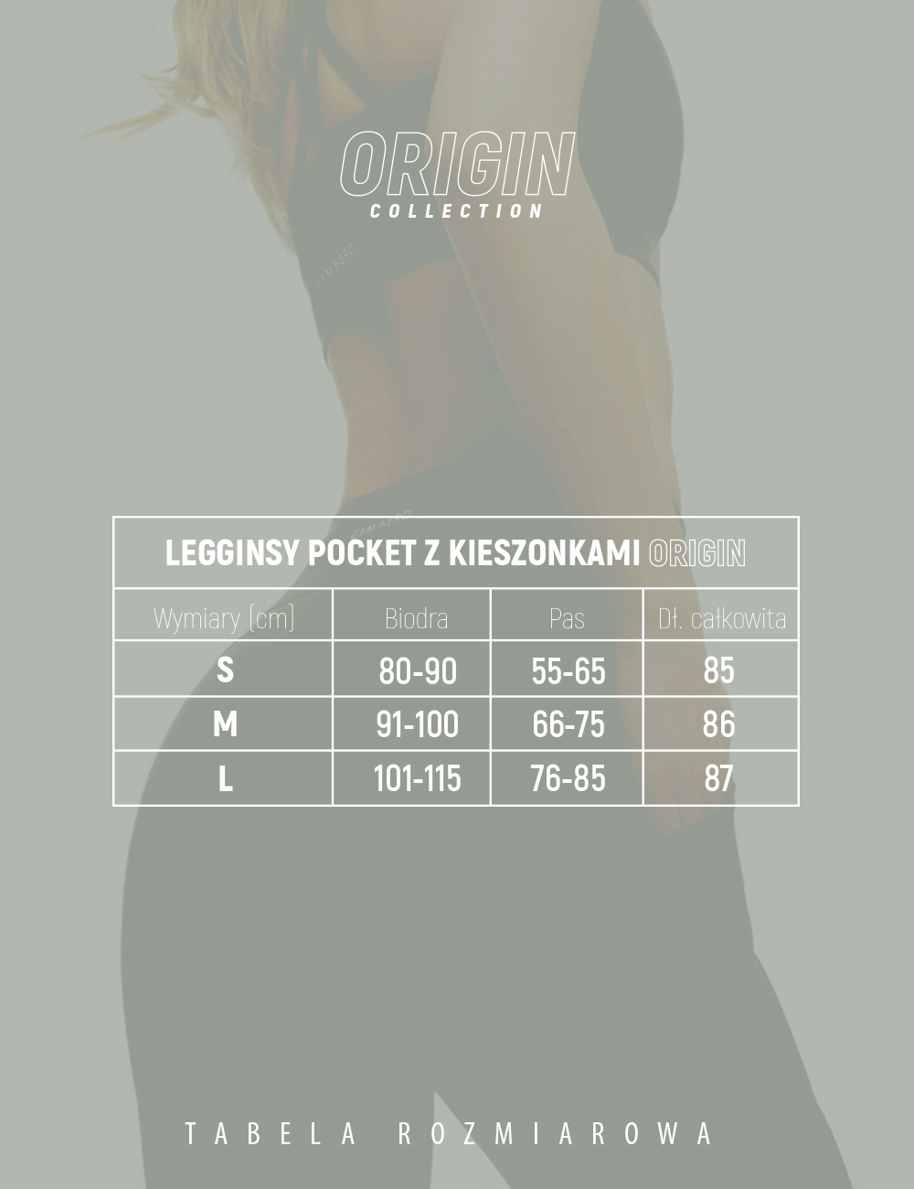 Legginsy Pocket z kieszonkami Khaki - Gymhero